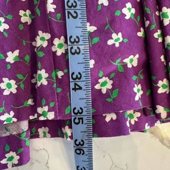 Vintage 1960s Lanz Originals Floral Sundress 💜🌿 - Picture 8 of 13